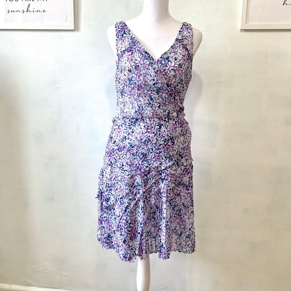 Banana Republic Floral Ruffle Dress